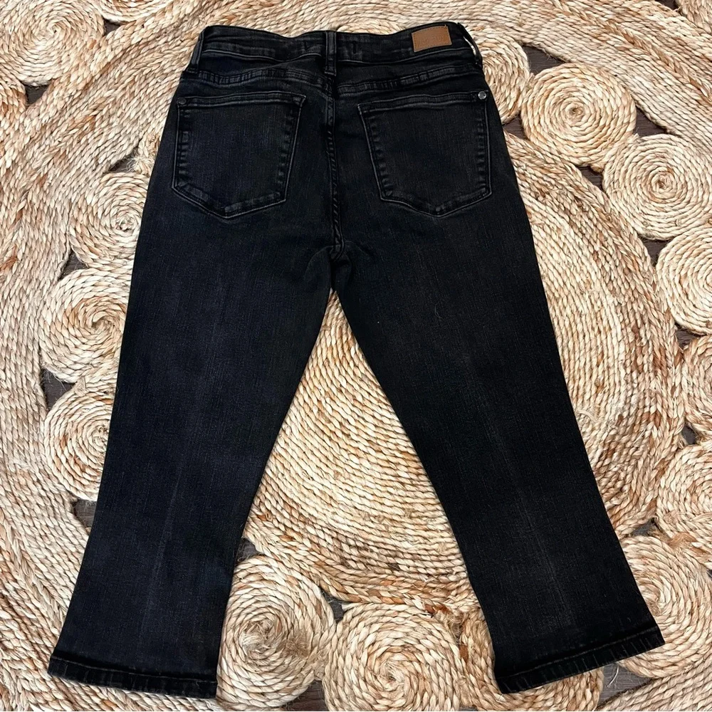 Judy Blue Capri Fit Mid Rise Womens Size 5/27 Black Denim Stretch JB88239 - Picture 3 of 11